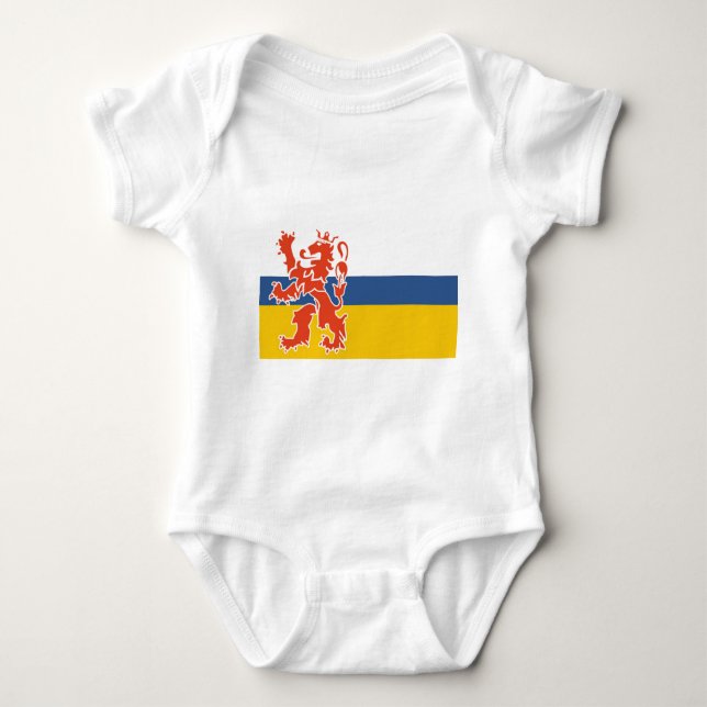 Flag of Dutch Limburg Baby Bodysuit (Front)