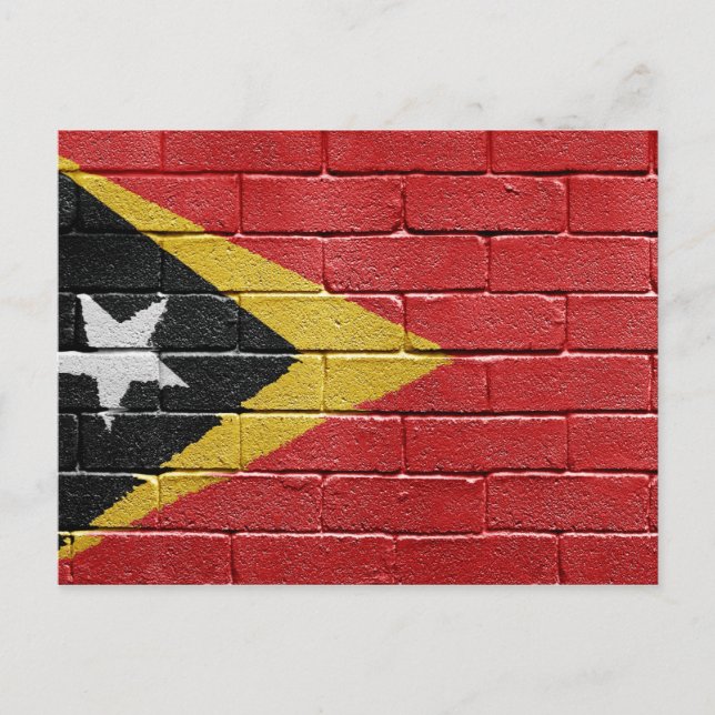 Flag of East Timor Postcard (Front)