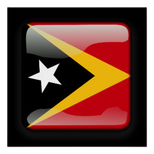 Flag of East Timor Poster