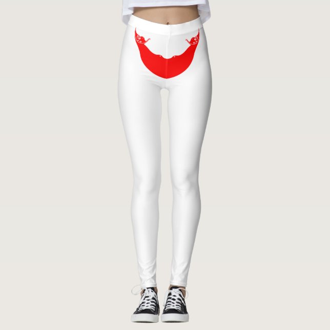 Flag of Easter Island (Rapa Nui) Leggings (Front)