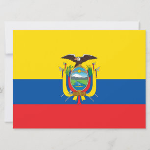 Flag of Ecuador Card