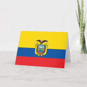 Flag of Ecuador Card