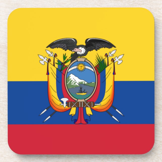 Flag of Ecuador Coaster (Front)