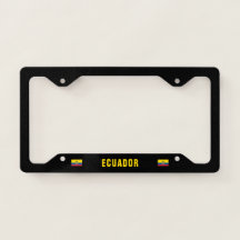 Flag of Ecuador License Plate Frame