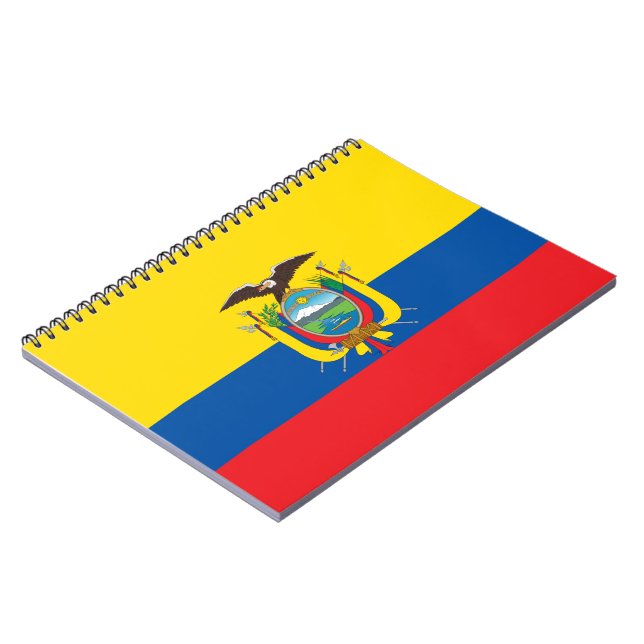 Flag of Ecuador Notebook (Left Side)