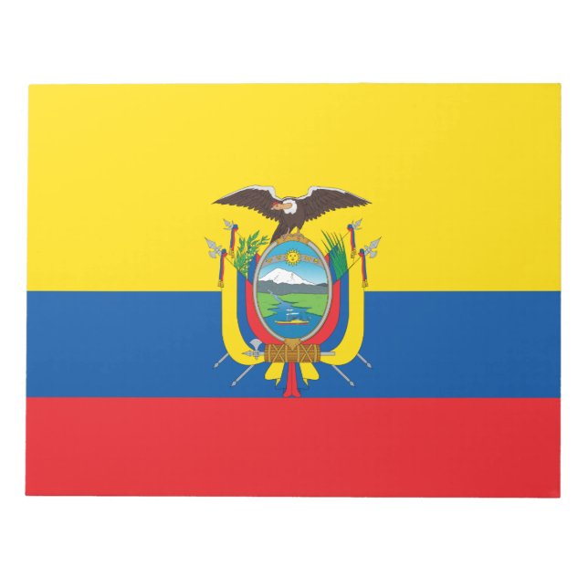 Flag of Ecuador Notepad (Front)