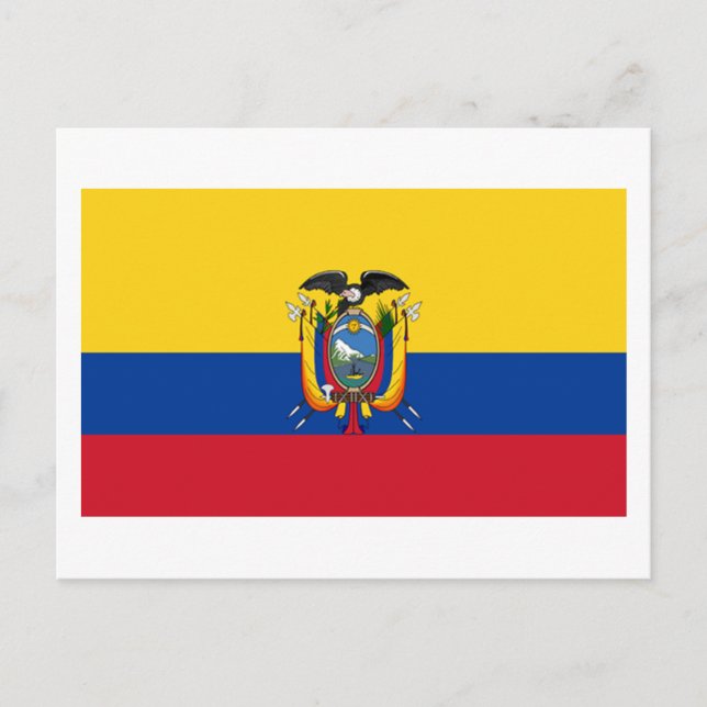 Flag of Ecuador Postcard (Front)