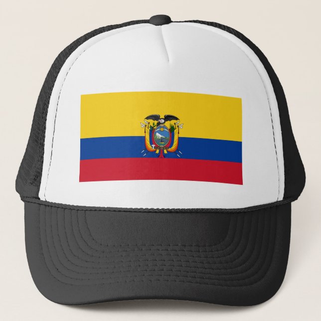 Flag of Ecuador Trucker Hat (Front)