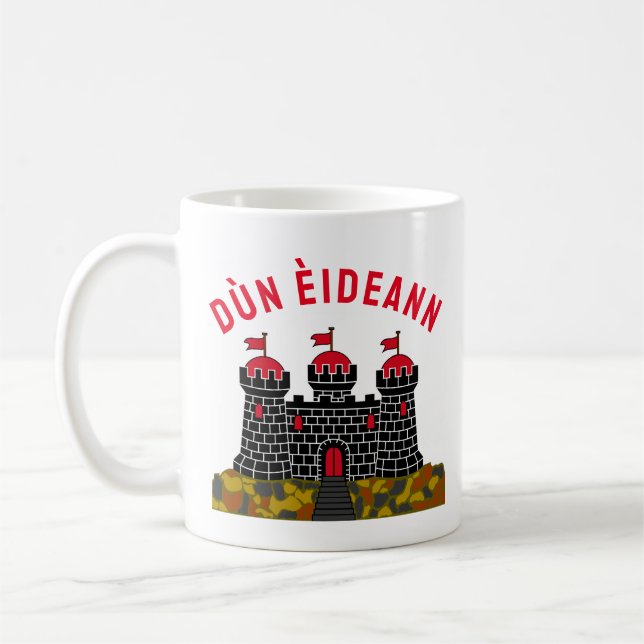 Flag of Edinburgh - SCOTLAND Coffee Mug (Left)