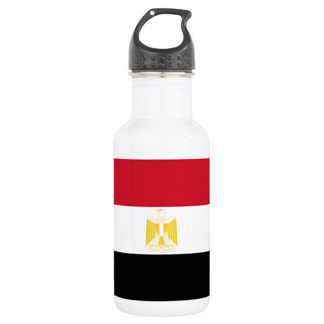 Flag of Egypt 532 Ml Water Bottle (Front)