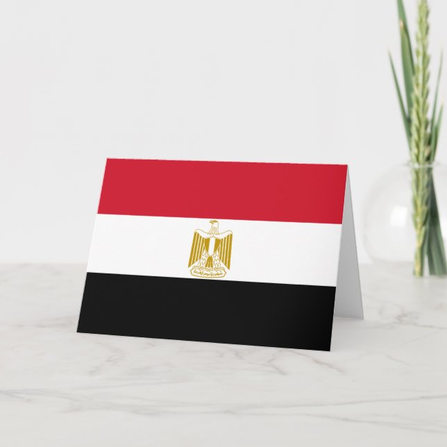 Flag of Egypt Card (Front)