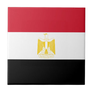 Flag of Egypt Ceramic Tile
