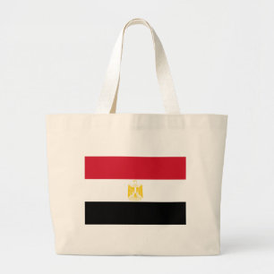 Flag of Egypt Large Tote Bag