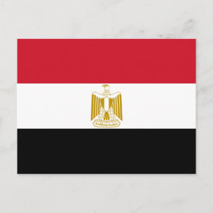 Flag of Egypt Postcard
