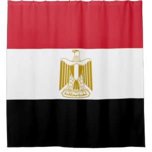 Flag of Egypt Shower Curtain
