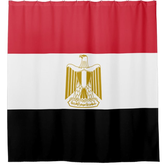 Flag of Egypt Shower Curtain (Front)