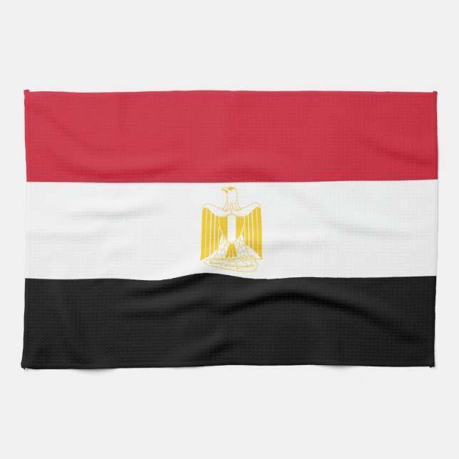 Flag of Egypt Tea Towel (Horizontal)