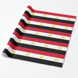 Flag of Egypt Wrapping Paper
