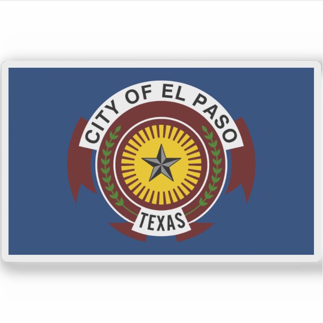 Flag of El Paso, Texas, USA (Front)