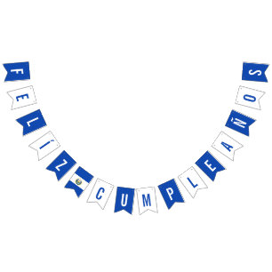 Flag of El Salvador Birthday Party Decorations