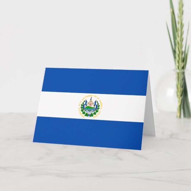 Flag of El Salvador Card (Front)