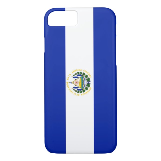 Flag of El Salvador Case-Mate iPhone Case (Back)