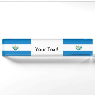 Flag of El Salvador Nameplate