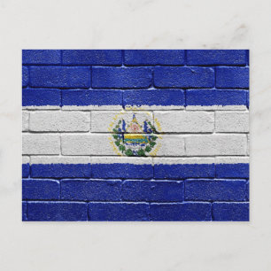 Flag of El Salvador Postcard