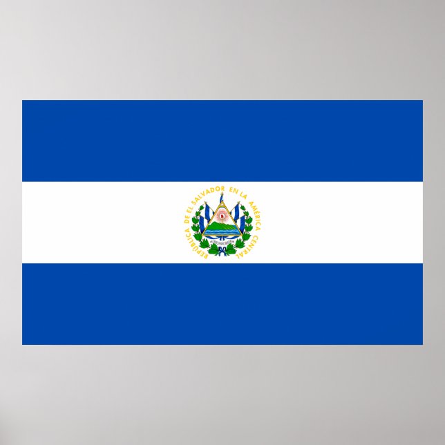 Flag of El Salvador Poster (Front)