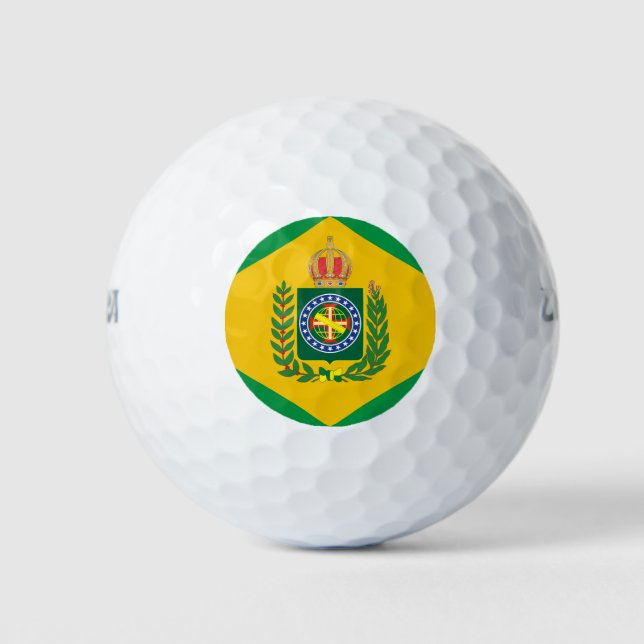 Flag of Empire of Brazil Golf Balls (Front)