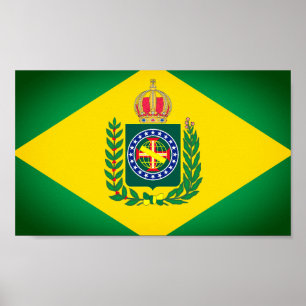 Flag of Empire of Brazil Poster