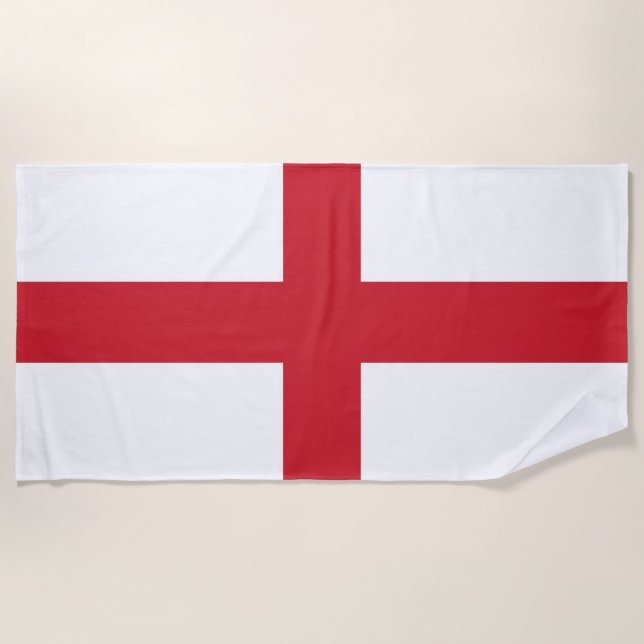 Flag of England Beach Towel (Front)