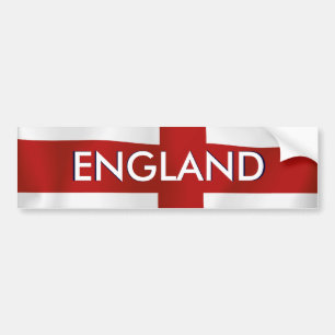 Flag Of England Bumper Sticker