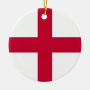 Flag of England Ceramic Ornament