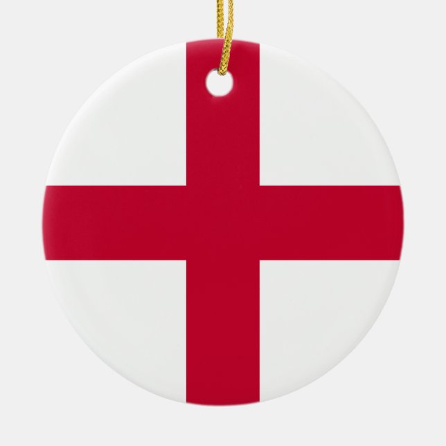 Flag of England Ceramic Ornament (Front)