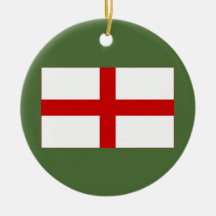 Flag of England Christmas Ornament