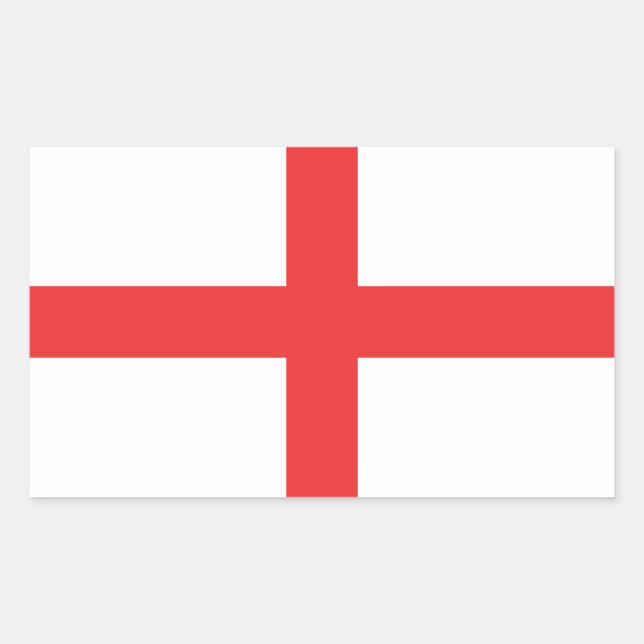 Flag of England Rectangular Sticker (Front)