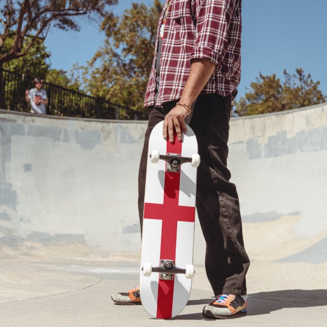 Flag of England Skateboard (Outdoor 2)