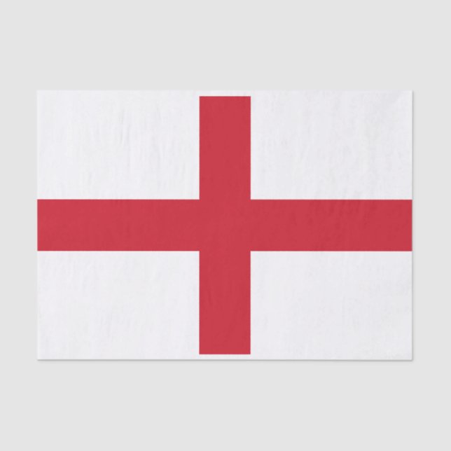 Flag of England Tissue Paper (Front)