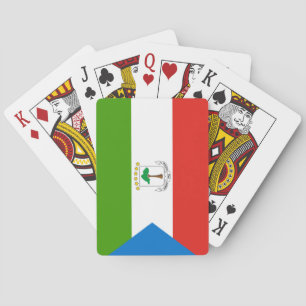 Flag of Equatorial Guinea (Africa) Playing Cards