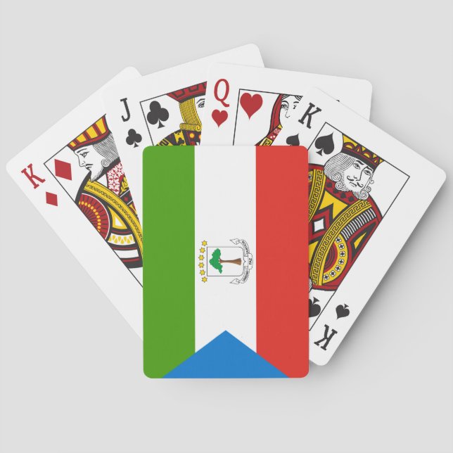 Flag of Equatorial Guinea (Africa) Playing Cards (Back)