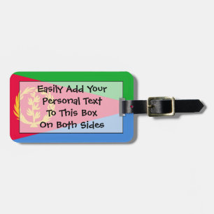 Flag of Eritrea Easy ID Personal Luggage Tag