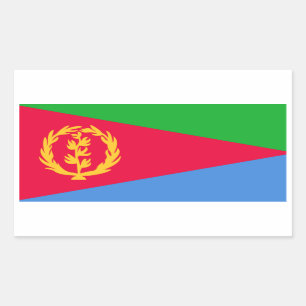 Flag of Eritrea Rectangular Sticker