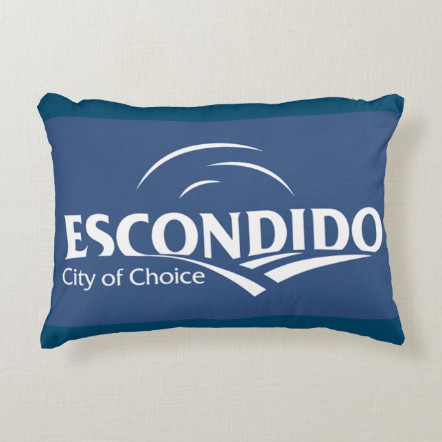 Flag of Escondido Decorative Cushion (Front)