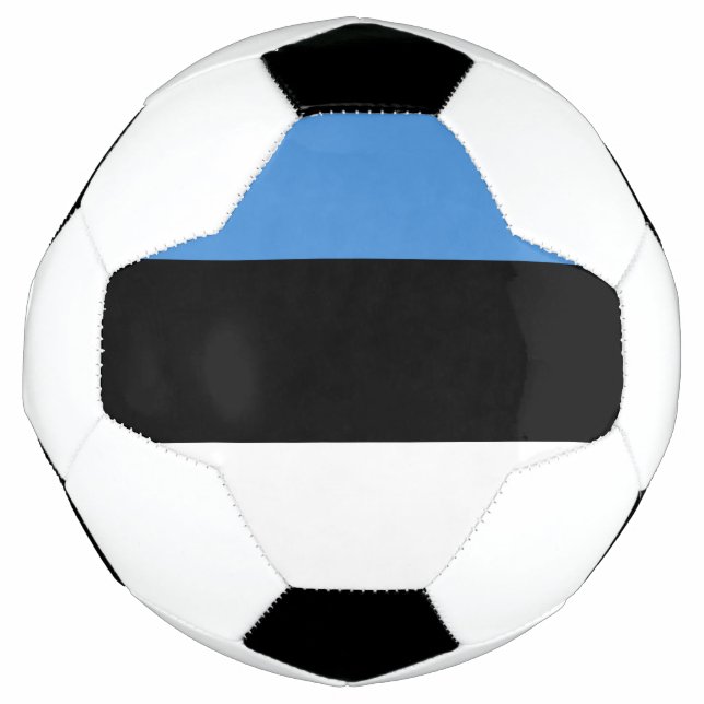Flag of Estonia Soccer Ball (Front)