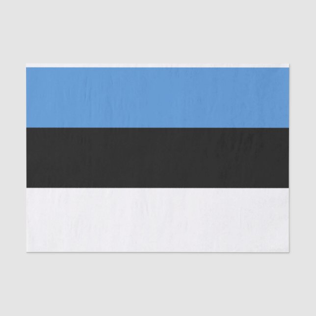 Flag of Estonia Tissue Paper (Front)