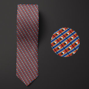 Flag of Eswatini Pattern Tie