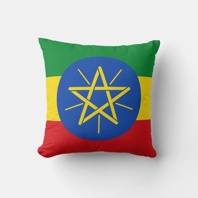 Flag of Ethiopia Cushion (Front)