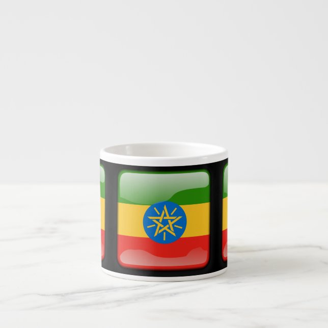 Flag of Ethiopia Espresso Cup (Front)