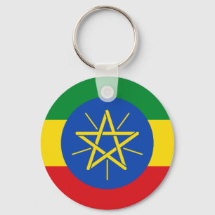 Flag of Ethiopia Key Ring
